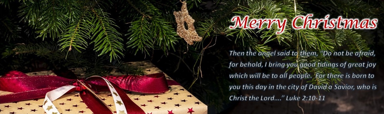 Merry Christmas - gifts under the tree